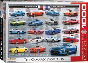 Afbeelding van het spelletje Chevrolet The Camaro Evolution Puzzel (1000 stukjes)