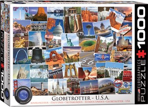 Afbeelding van het spelletje Globetrotter - USA Puzzel (1000 stukjes)
