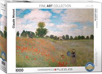 Claude Monet - The Poppy Field Puzzel (1000 stukjes)
