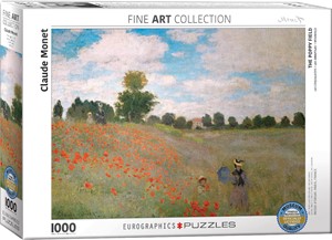 Claude Monet The Poppy Field Puzzel 1000 stukjes