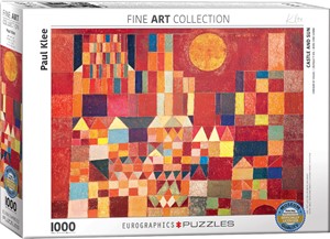 Afbeelding van het spelletje Castle and Sun - Paul Klee Puzzel (1000 stukjes)
