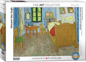Afbeelding van het spelletje Bedroom in Arles - Vincent van Gogh Puzzel (1000 stukjes)