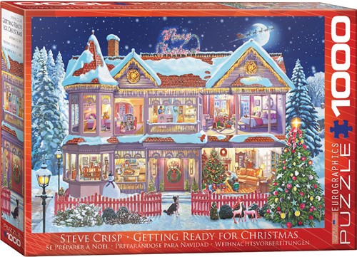 Getting Ready for Christmas - 1000 stukjes - Legpuzzels thema Kerstmis
