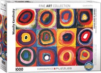 Colour Study of Squares - Wassily Kandinsky Puzzel (1000 stukjes)