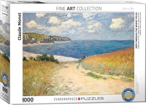 Afbeelding van het spelletje Path Through the Wheat Fields - Claude Monet Puzzel (1000 stukjes)
