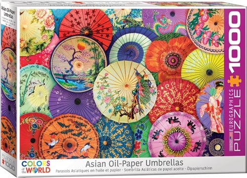 Asian Oil Paper Umbrellas Puzzel (1000 stukjes)