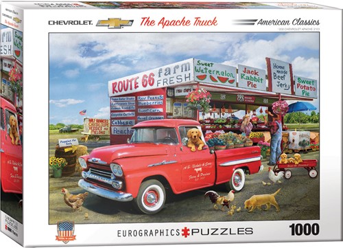 1959 Chevrolet Apache - Greg Giordano Puzzel (1000 stukjes)