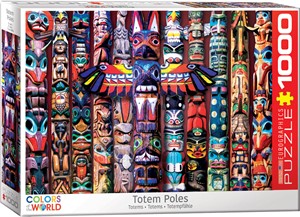 Afbeelding van het spelletje Canadian Totem Poles Puzzel (1000 stukjes)
