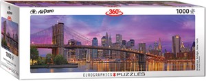 Afbeelding van het spel Brooklyn Bridge - New York Panorama Puzzel (1000 stukjes)