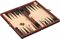 Backgammon Houten Koffer - Bruin-2