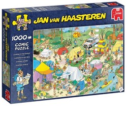 Jan van Haasteren - Kamperen in het Bos Puzzel (1000 stukjes)