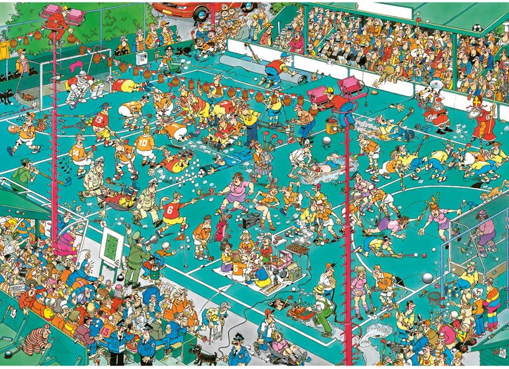 Jan van Haasteren - Hockey Kampioenschappen Puzzel (1000 ...