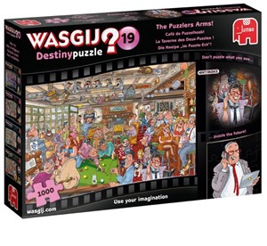 Afbeelding van het spelletje Wasgij Destiny 19 - Café de Puzzelhoek Puzzel (1000 stukjes)