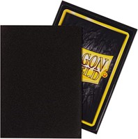 Dragon Shield Standard Sleeves - Matte Black (100 Sleeves)-2