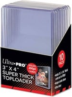 Toploader - Regular 3"x4" Super Thick 200PT (10 stuks)