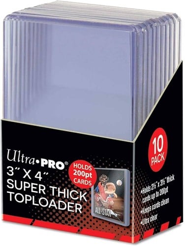 Toploader - Regular 3"x4" Super Thick 200PT (10 stuks)