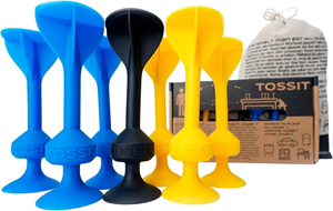 Tossit Partyspel - Starter Pack (Blauw-Geel)