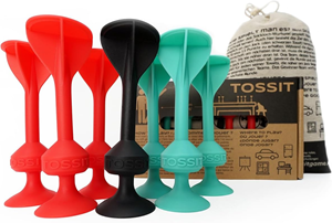 Tossit Partyspel - Starter Pack (Rood-Turquoise)