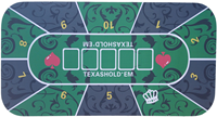 Pokerkleed 180x90 cm – Groen Neopreen