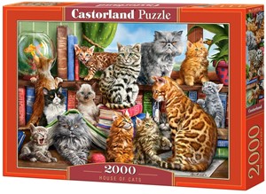 Afbeelding van het spel House of Cats Puzzel (2000 stukjes)
