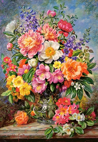 June Flowers in Radiance Puzzel (1000 stukjes)-2