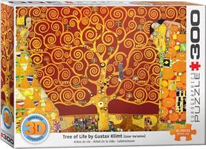 Afbeelding van het spelletje Tree of Life - Gustav Klimt 3D Lenticular (300 stukjes)