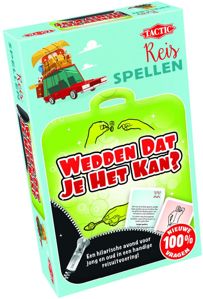 Wedden Dat Je Het Kan Wedden Dat Je Het Kan - Reisspel - kopen bij Spellenrijk.nl