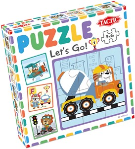 My First Puzzle - Let's Go! (4x6 stukjes)