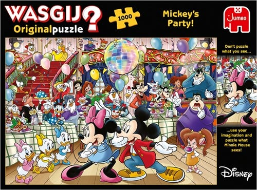 Wasgij Original Disney - Mickey's Feestje! (1000 stukjes)-3
