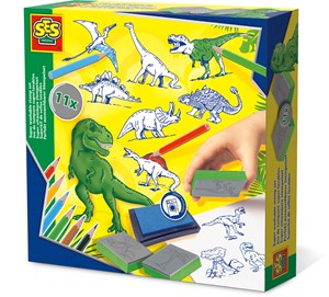 Afbeelding van het spelletje SES - Stempelset Dinos