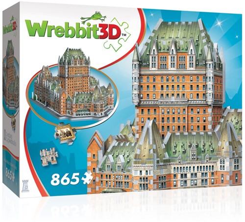 Wrebbit 3D Puzzle - Chateau Frontenac (865 stukjes)