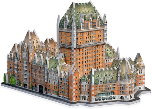 Wrebbit 3D Puzzle - Chateau Frontenac (865 stukjes)-2