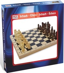 Schaak-Set Hout (29x29cm)