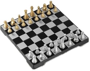 Schaken Reis Casette Magnetisch Zwart