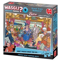 Wasgij Retro Mystery 9 - De Grote Treinroof! (1000 stukjes)