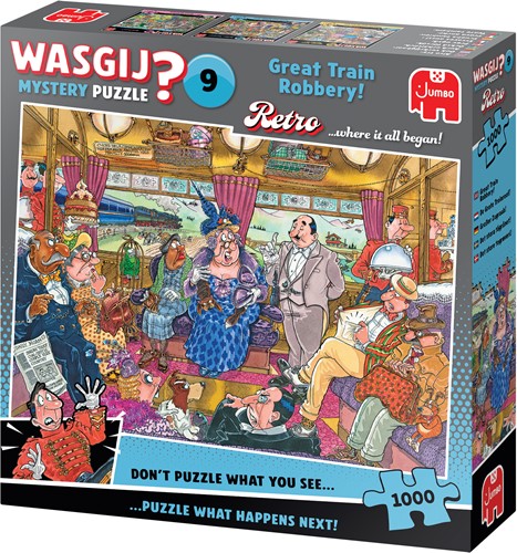 Wasgij Retro Mystery 9 - De Grote Treinroof! (1000 stukjes)-2