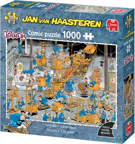 Jan van Haasteren Oldtimers - Karren maar! (1000 stukjes)-2