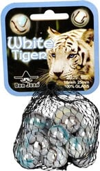 20+1 White Tiger Knikkers