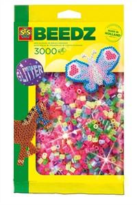 SES Strijkkralen 3000 stuks Glitter