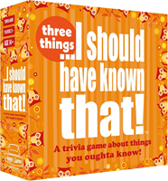 I Shoud Have Known - 3 Things - Card game