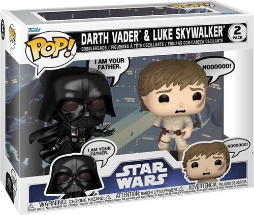 Funko Pop! - Star Wars Darth Vader & Luke 2-Pack 