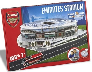 Thumbnail van een extra afbeelding van het spel Arsenal - Emirates Stadium 3D Puzzel (108 stukjes)