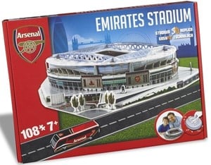 Afbeelding van het spel Arsenal - Emirates Stadium 3D Puzzel (108 stukjes)