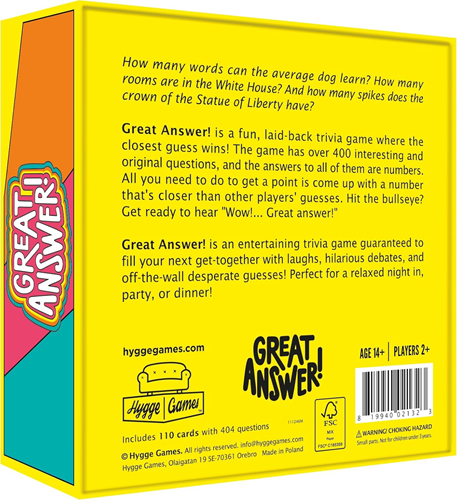 Great Answer - Card game-2