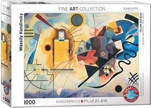 Afbeelding van het spelletje Yellow Red Blue - Wassily Kandinsky Puzzel (1000 stukjes)