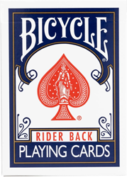 Bicycle Pokerkaarten - 807 Classic Tuck Rider Back Standard Index Blauw