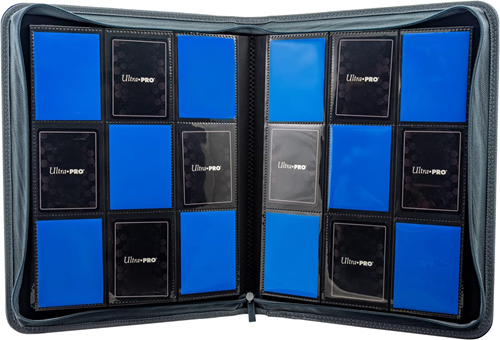 Pro-Binder Vivid 9-Pocket Zippered Deluxe - Blauw-3