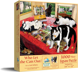 Lori Schory - Who Let the Cats Out? Puzzel (1000 stukjes)