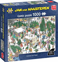Jan van Haasteren - Christmas Tree Market Puzzel (1000 stukjes)