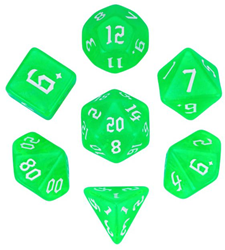 Dobbelstenen Set - Owl Nebula (7-delig)
